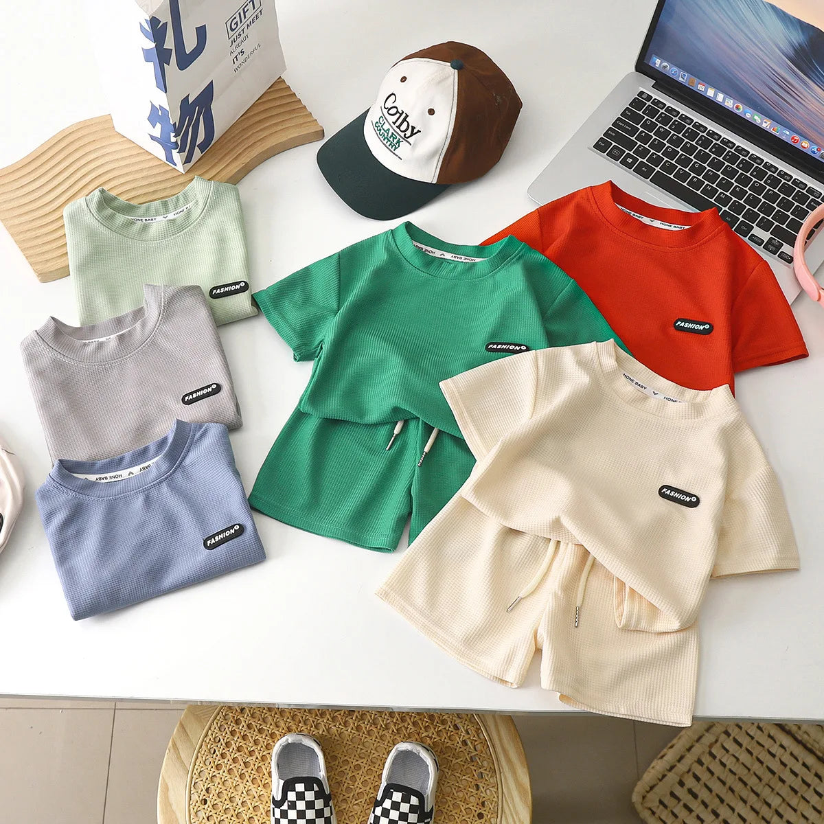 Conjunto Summer Waffle