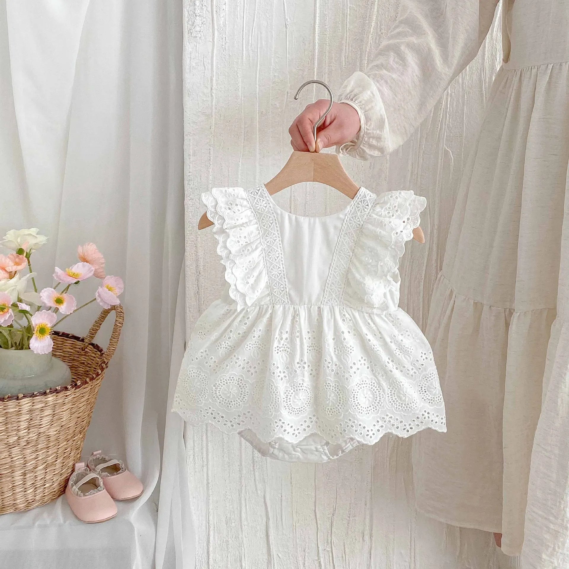 Romper de Renda - Lindo para batizado!
