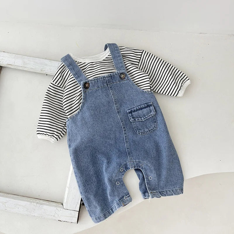Jardineira Jeans masculina